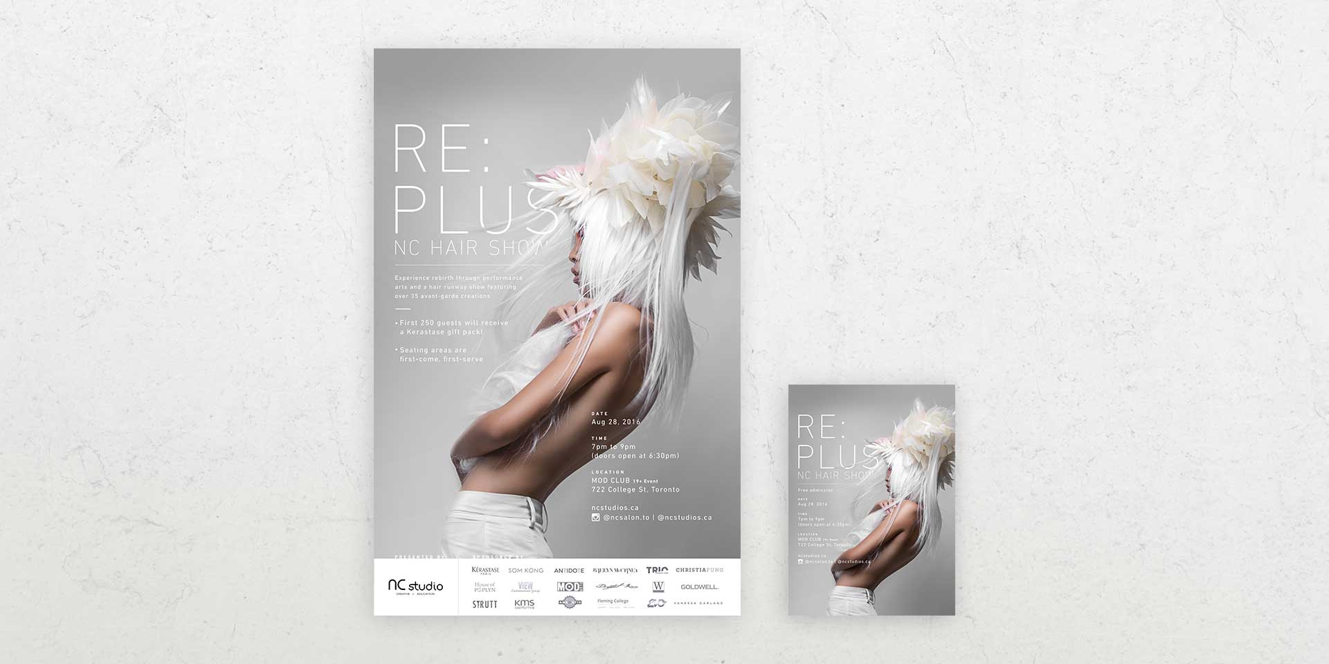 Re Plus poster and flyer hand out