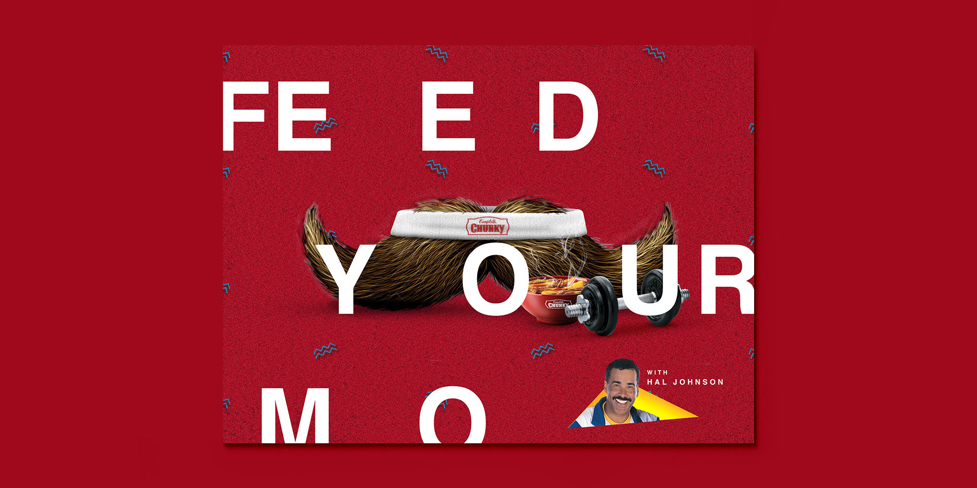 Campbell's Chunky Feed Your Mo Movemeber concept