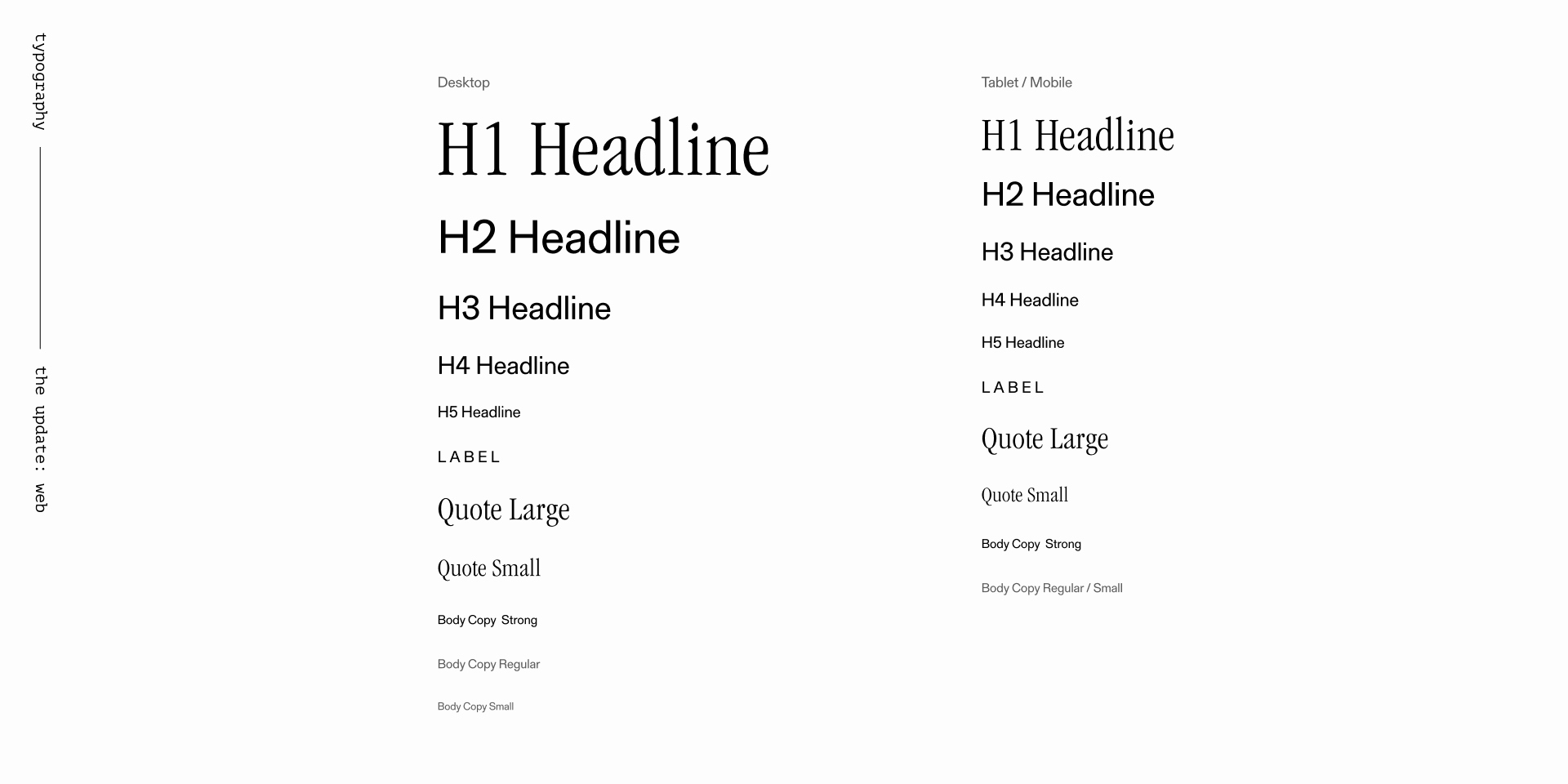 Typography-update: web typography