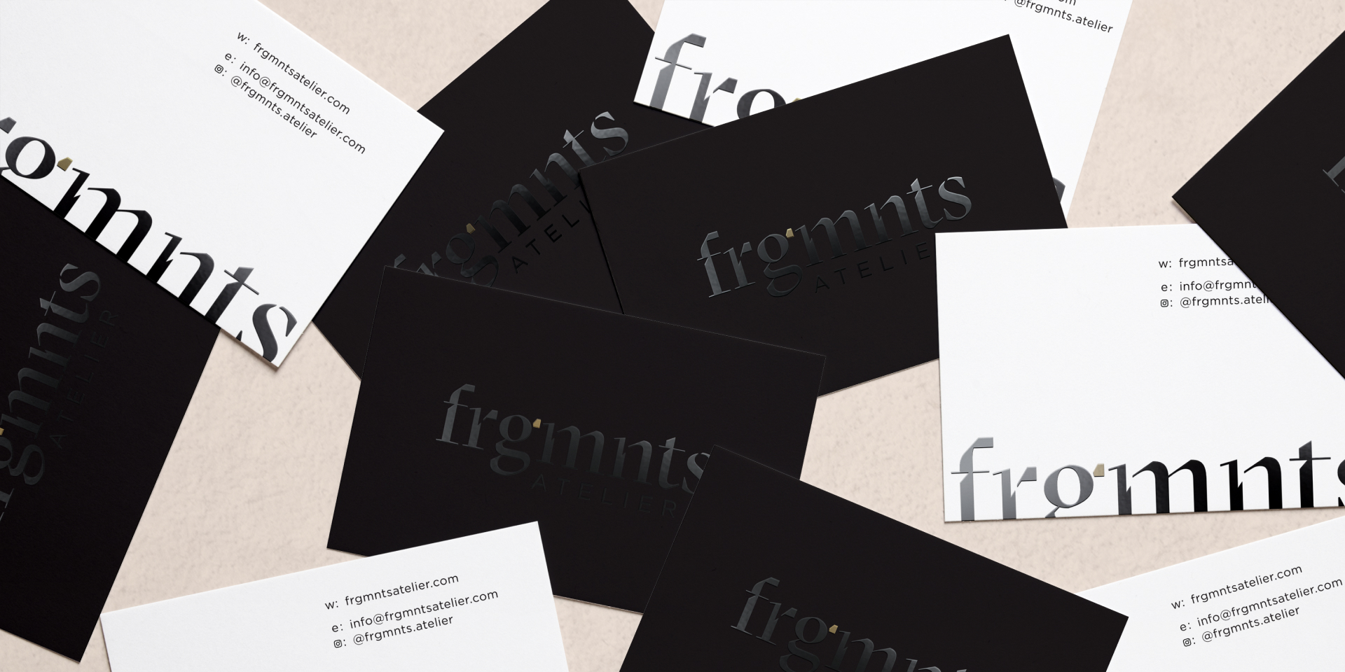 Frgmnts business cards
