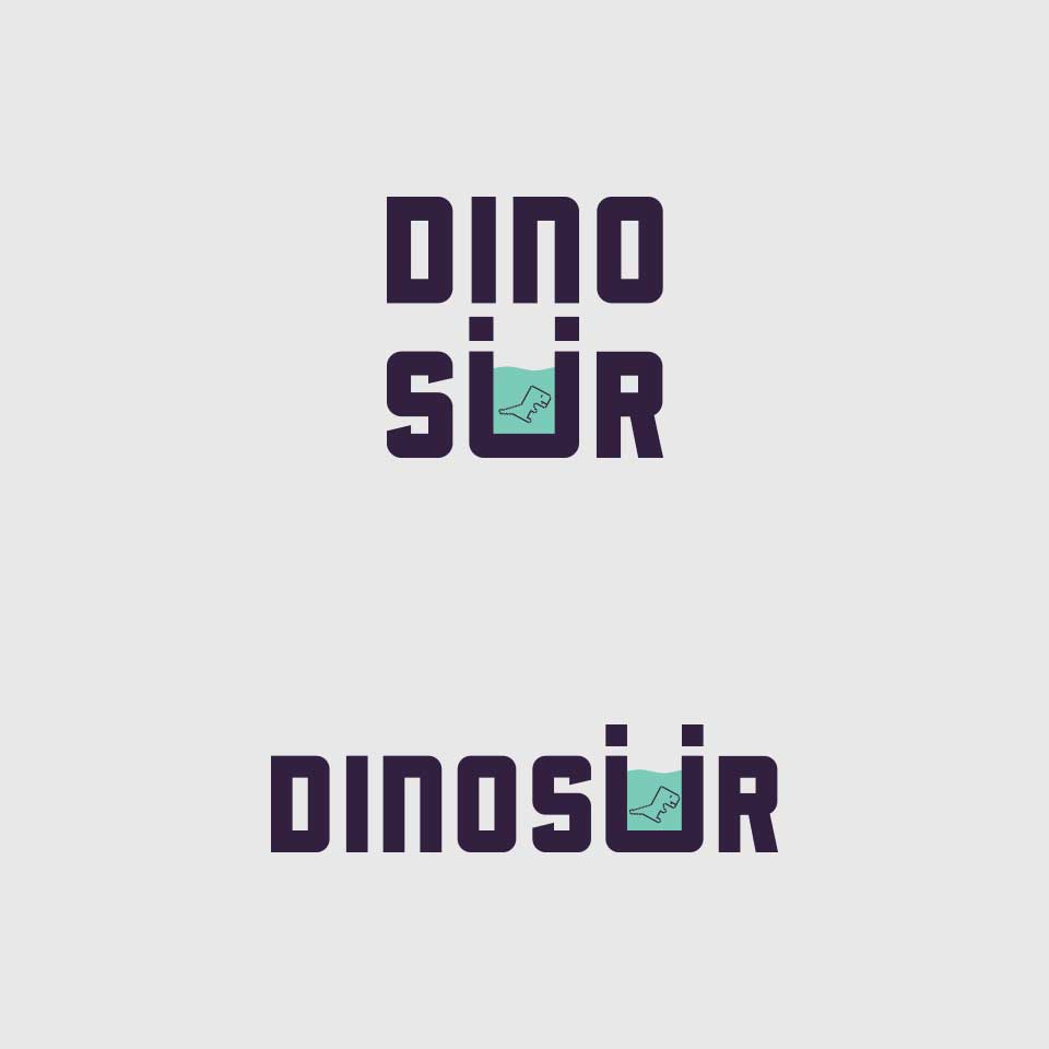 Dinosur logo variations