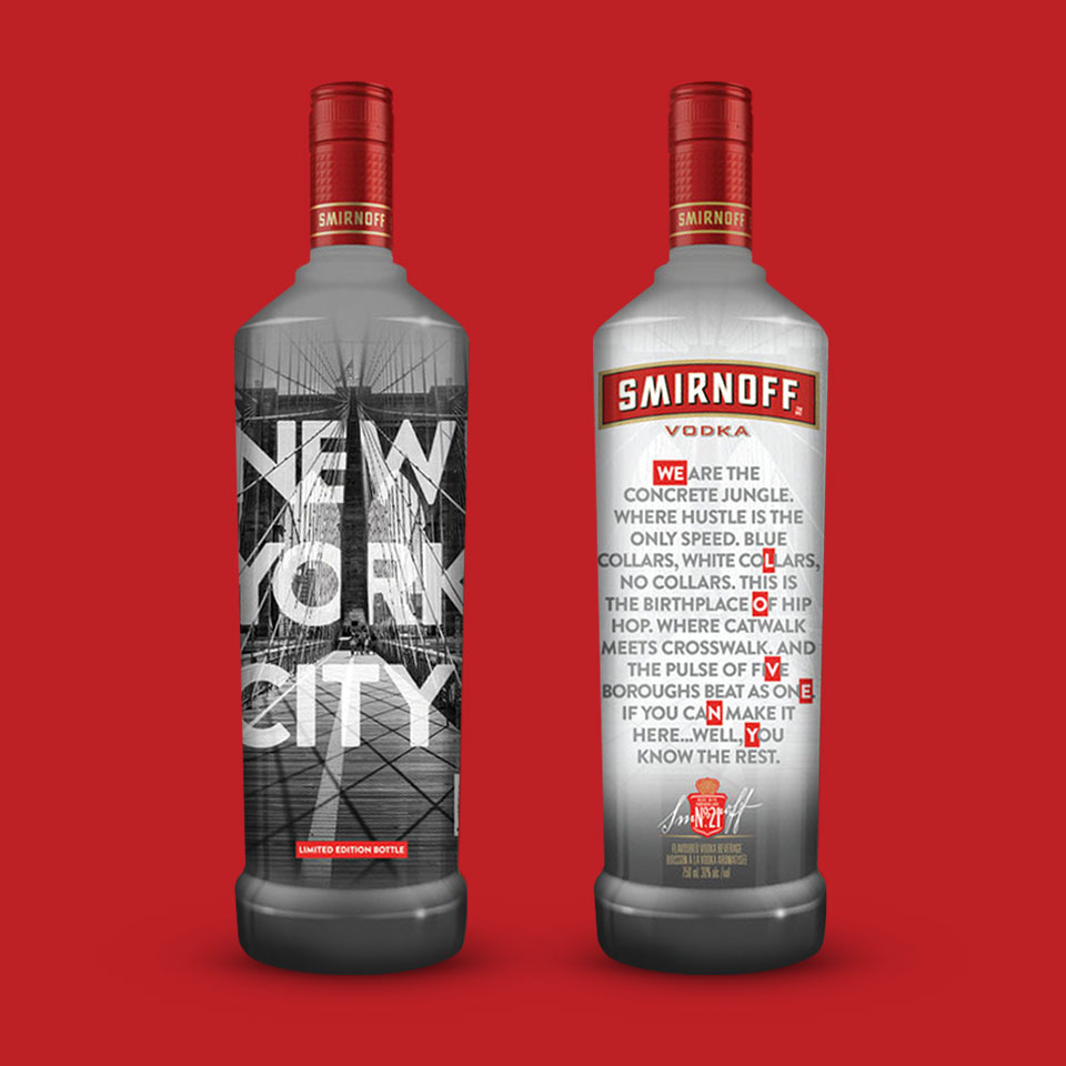 Smirnoff NYC Bottle